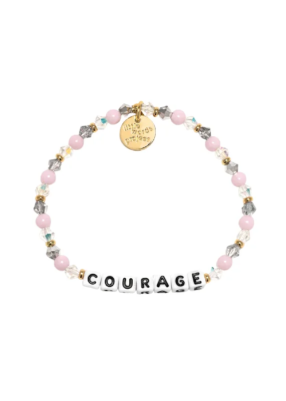 wedding cuff bracelets for women -LITTLE WORDS BRACELET - COURAGE