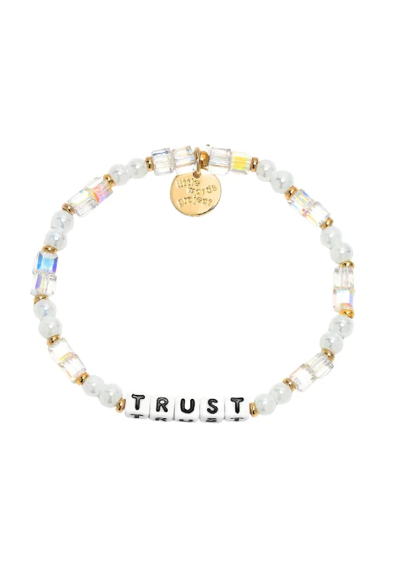 multi-colored bangles for women -LITTLE WORDS BRACELET - TRUST