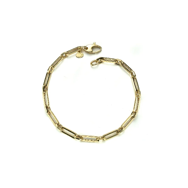 chic bangles for women -Mix Linx Chain Bracelet